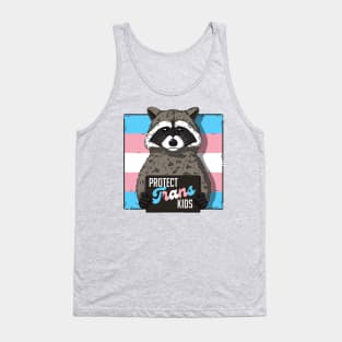 Baby Raccoon Protect Trans Kids Tank Top